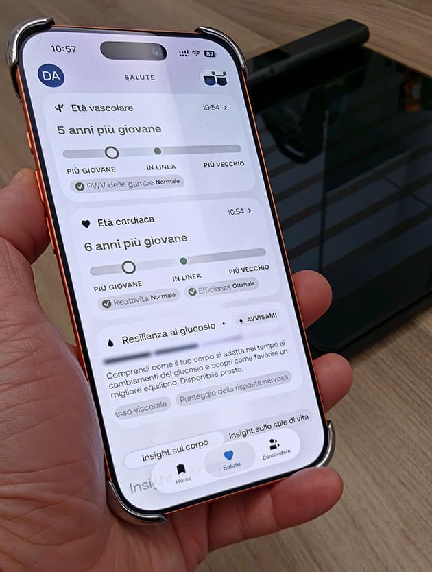 Un’analisi completa effettuata con BodyScan 2