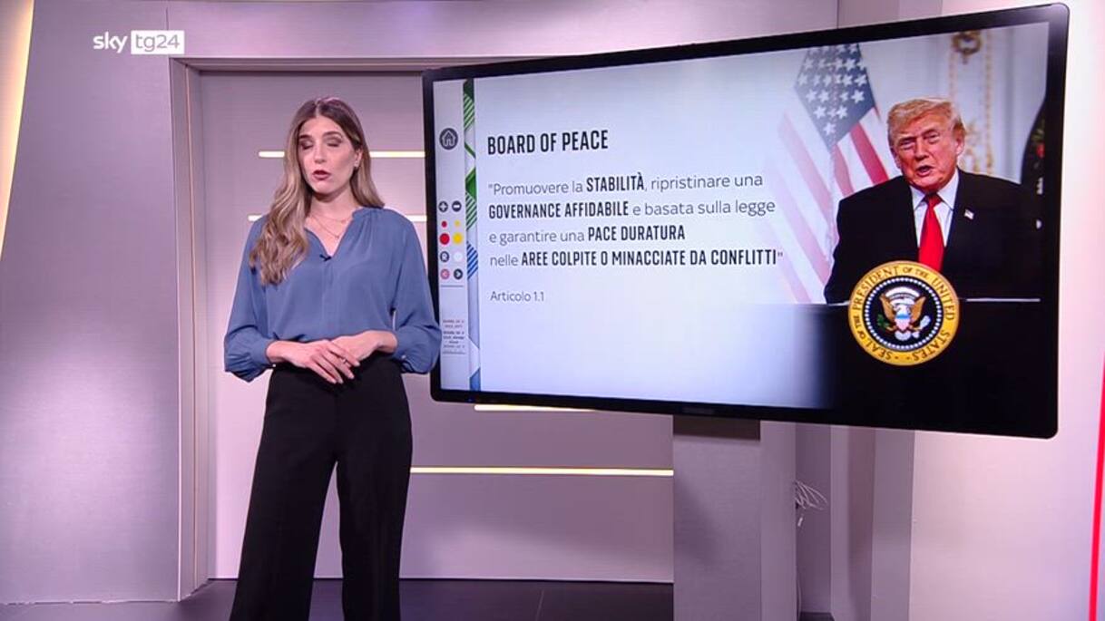 Che cos'è il Board of Peace promosso da Trump | Video Sky TG24