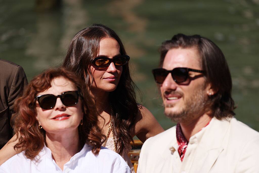 Susan Sarandon, Luca Marinelli e Alicia Vikander