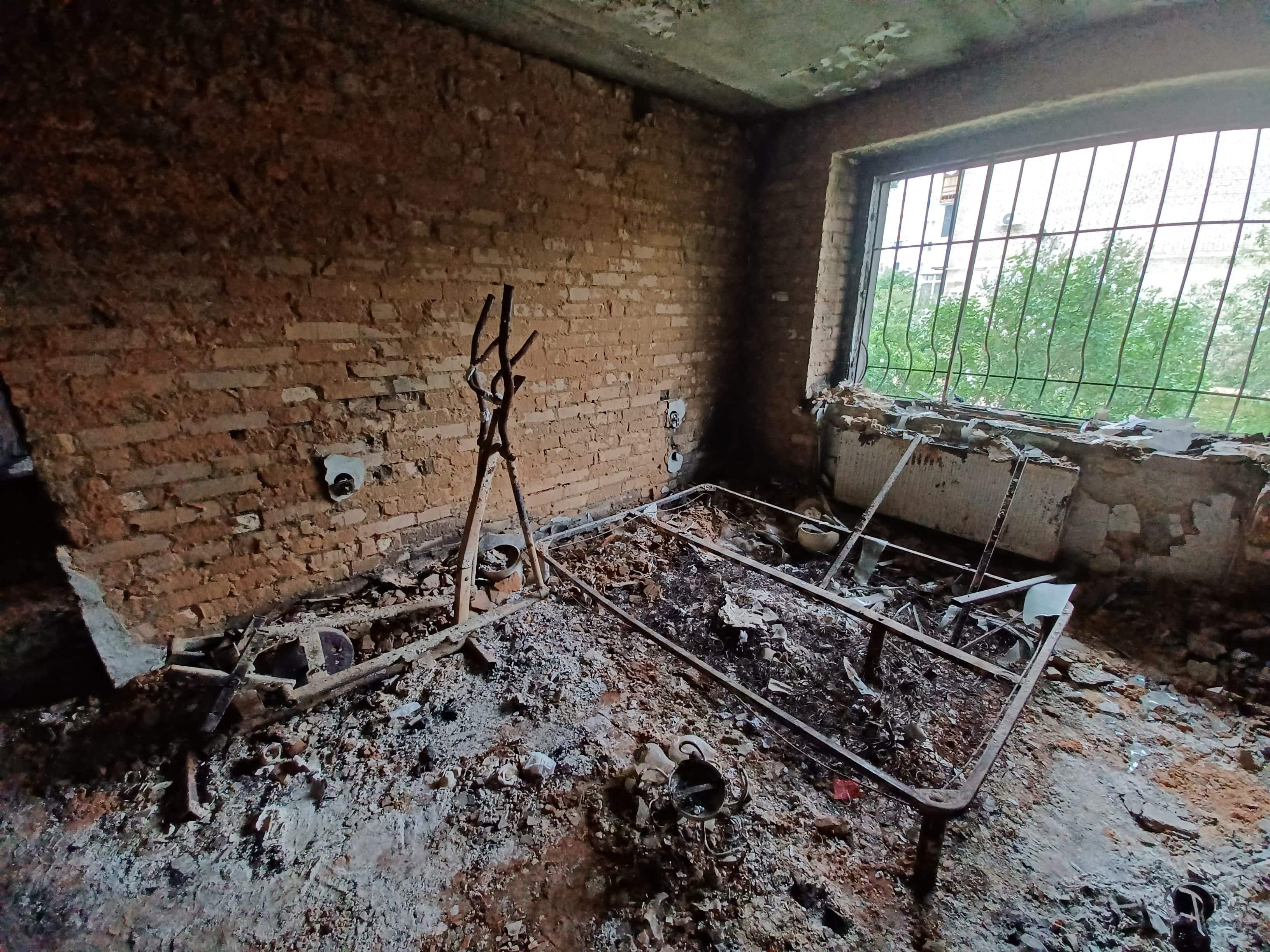 I resti dei bombardamenti