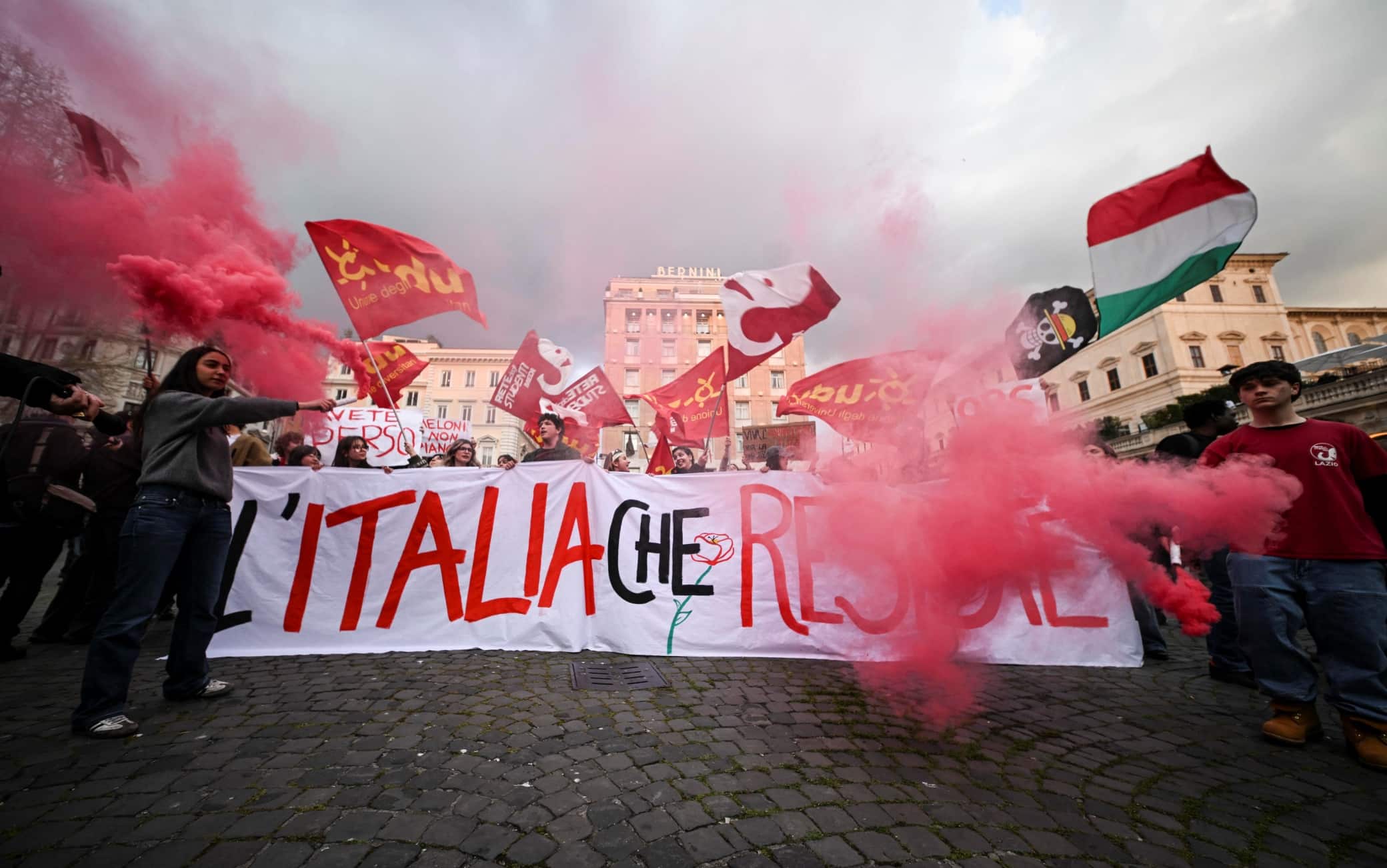 festeggiamenti per il NO