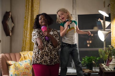 Octavia Spencer as "Roberta" and Mckenna Grace as "Mary" in the film GIFTED. Photo by Wilson Webb. © 2017 Twentieth Century Fox Film Corporation All Rights Reserved.