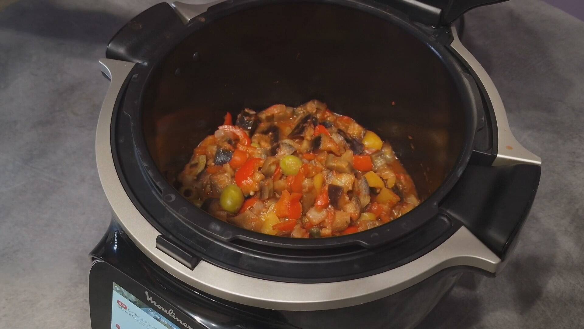 Caponata alla trapanese con Cookeo