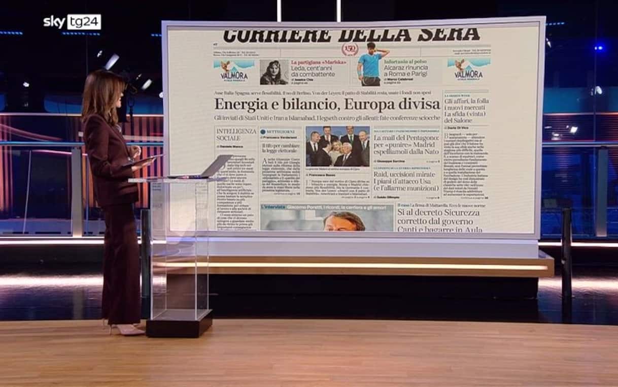 Pagine, la rassegna stampa di Sky TG24 del 25 aprile