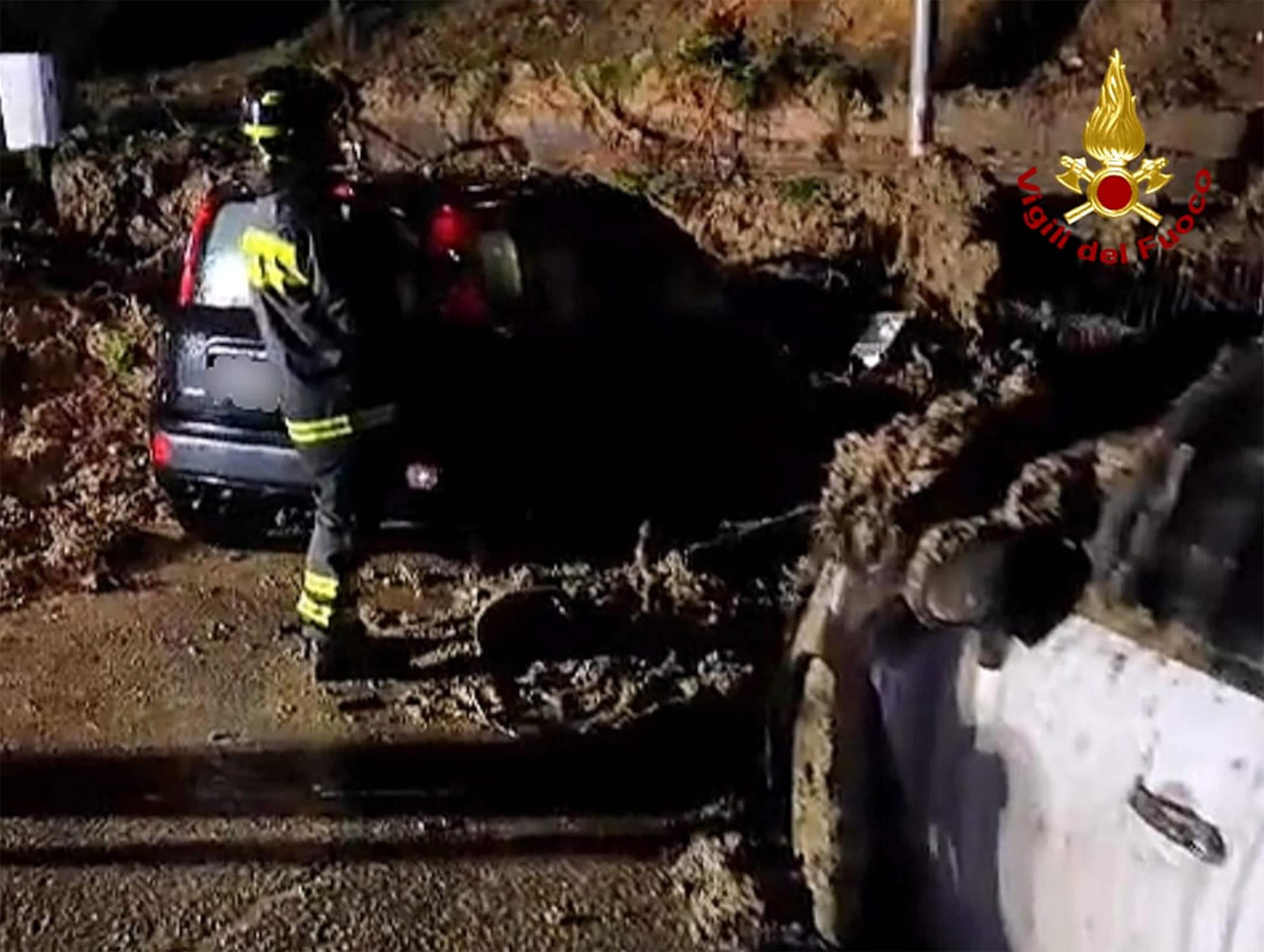 Frana a San Miniato, Pisa