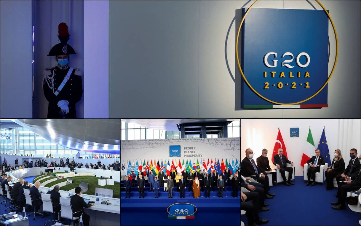 G20 Roma Screen G20 Roma, ratificato accordo su 'minimum tax”, intesa su vaccinazioni ...
