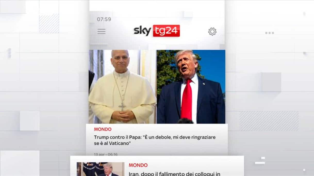 I titoli di Sky TG24 del 13 aprile: edizione delle 8