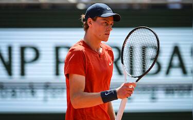 Jannik SINNER of Italy celebrates his point during the tenth day of Roland-Garros 2024, ATP and WTA Grand Slam tennis tournament on June 04, 2024 at Roland-Garros stadium in Paris, France