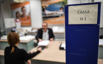 Sportello banca, Roma, 7 febbraio 2017.
ANSA/ALESSANDRO DI MEO