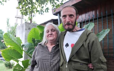 Maria Elena Bergoglio con il figlio