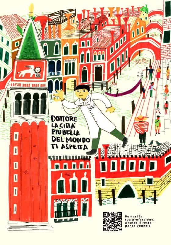 La campagna promozionale di Venezia per ricercare medici di famiglia