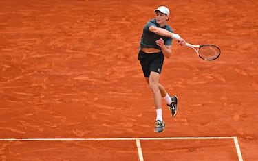 Jannik Sinner (ITA) during his quarter final round match at the 2026 Rolex Monte-Carlo Masters in Monte-Carlo, MONACO, on April 10 th, 2026. Photo by Corinne Dubreuil/ABACAPRESS.COM