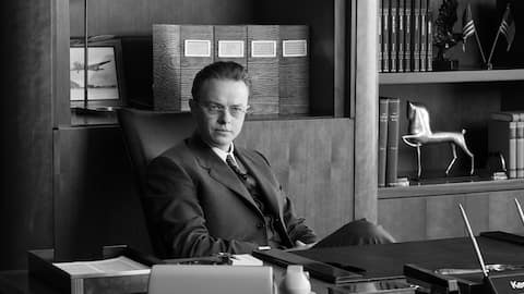 Dane Dehaan is Kenneth Nichols in OPPENHEIMER, written, produced, and directed by Christopher Nolan.