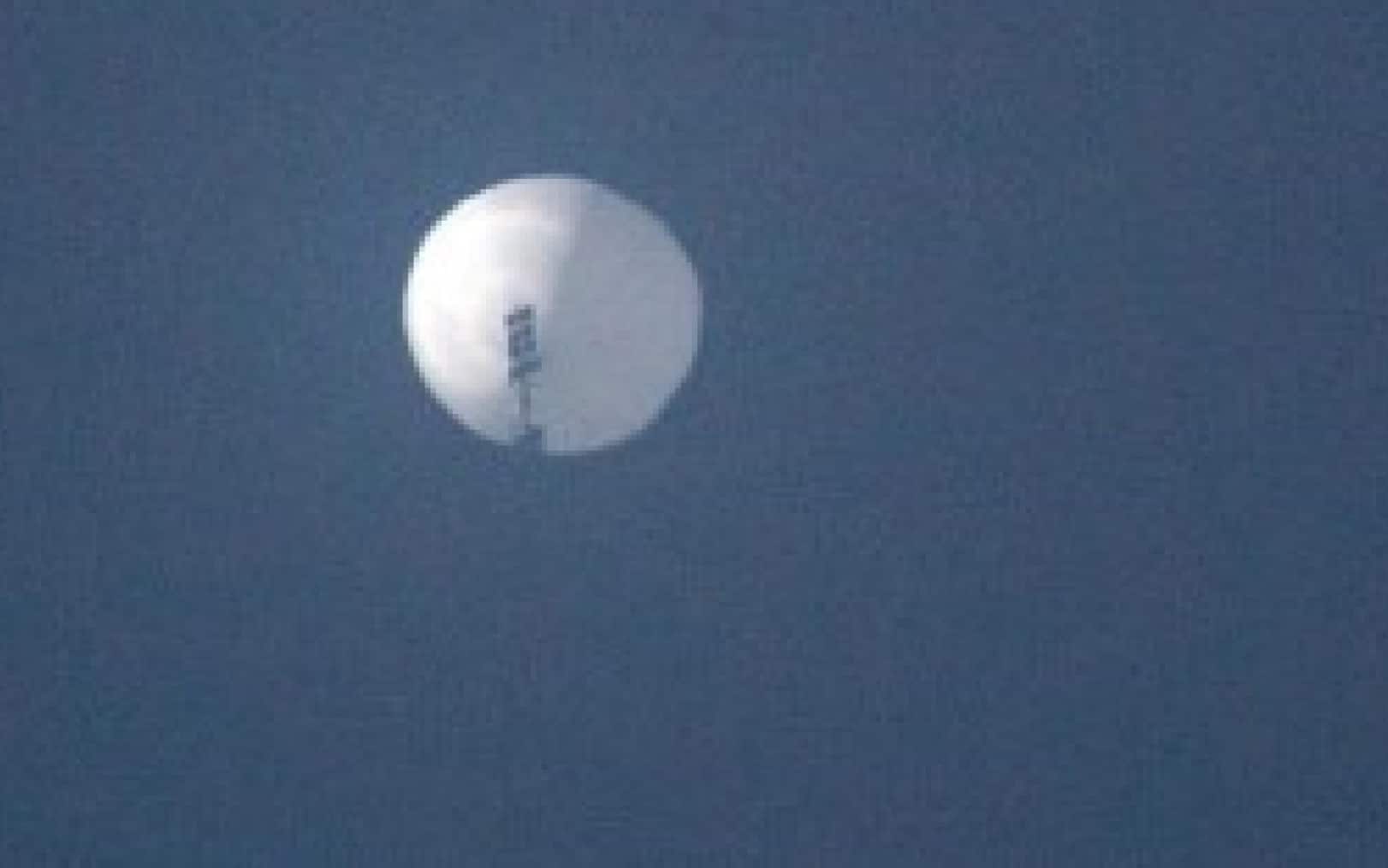 Pallone spia cinese. ANSA/AFP