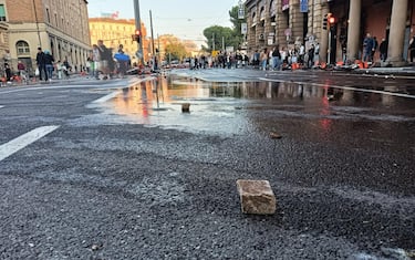 Gli scontri a Bologna