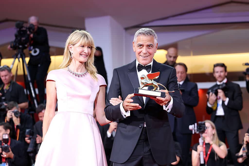 Laura Dern e George Clooney 