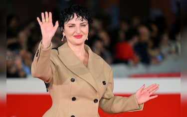 Italian singer Arisa arrives for the screening of the movie 'Il ragazzo dai pantaloni rosa' at the 19th annual Rome International Film Fest in Rome, Italy, 24 October 2024. The Festa del Cinema di Roma runs from 16 to 27 October 2024.      ANSA/ETTORE FERRARI 