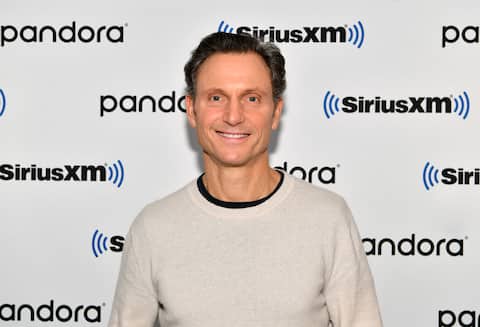 NEW YORK, NEW YORK - JANUARY 10: (EXCLUSIVE COVERAGE) Actor Tony Goldwyn visits "In Depth with Larry Flick" at SiriusXM Studios on January 10, 2020 in New York City. (Photo by Slaven Vlasic/Getty Images)
