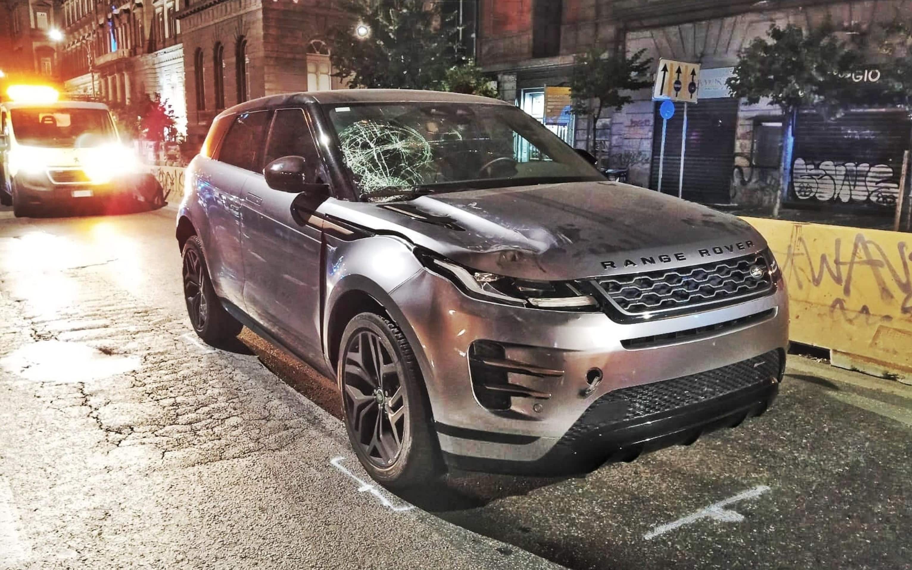 Il suv che ha investito e ucciso Saray Arias Fernandez