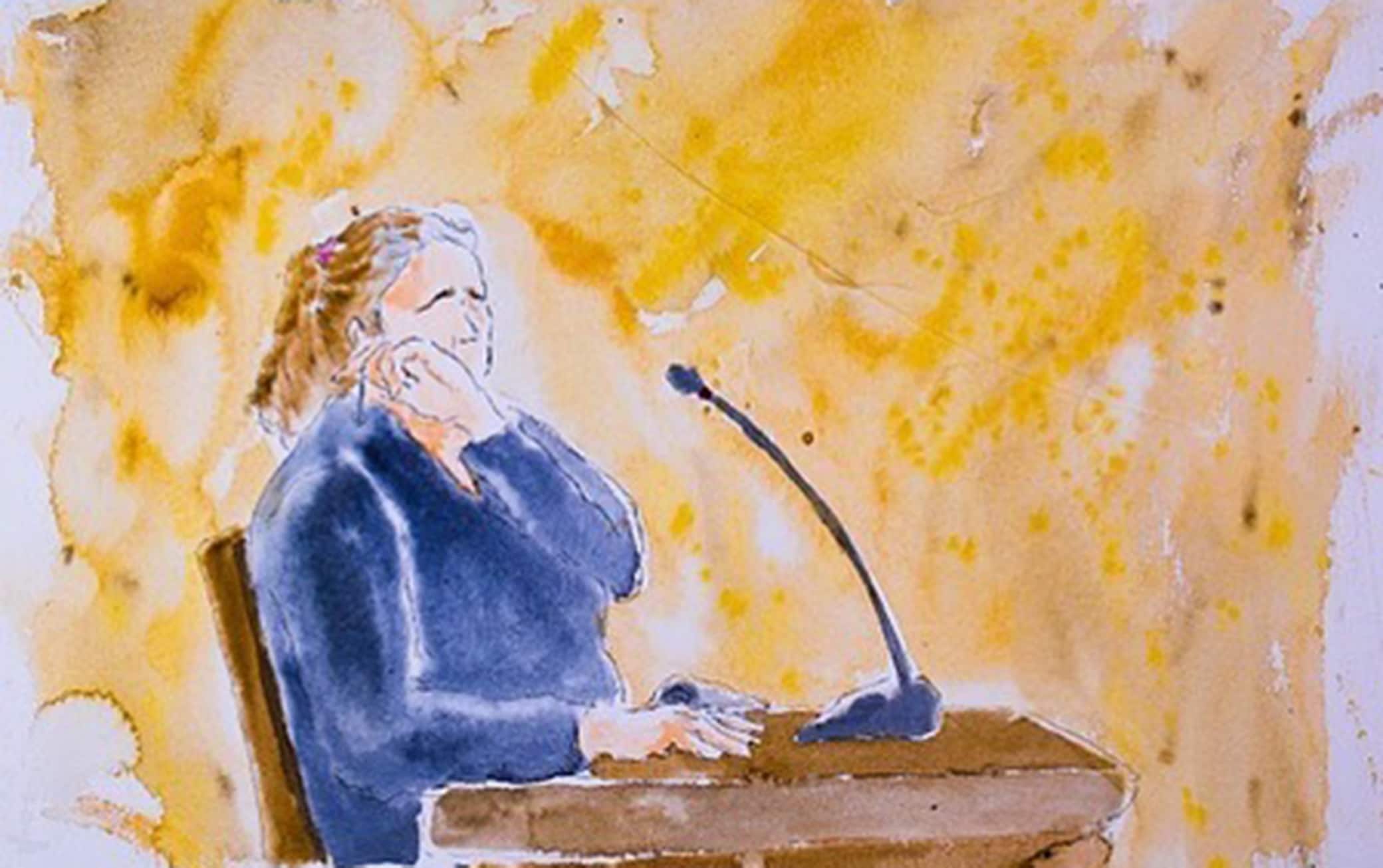 Ritratti durante un processo a Milano