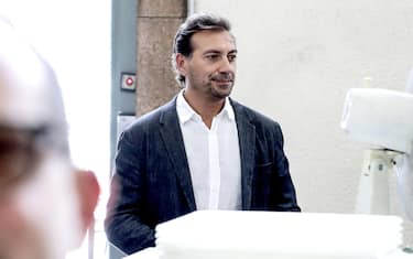 L'architetto e membro della commissione paesaggio Alessandro Scandurra arriva a palazzo di Giustizia nell'ambito dell'inchiesta della Procura sull'urbanistica. Milano, 23 luglio 2025. ANSA/MOURAD BALTI TOUATI