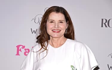 LOS ANGELES, CALIFORNIA - OCTOBER 04: Actor Geena Davis attends the Los Angeles premiere of "Fairyland" at Landmark Theatres Sunset on October 04, 2025 in Los Angeles, California. (Photo by Michael Tullberg/Getty Images)