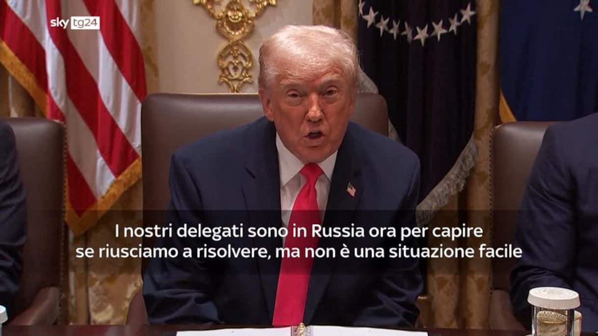Guerra in Ucraina, Trump: Questo conflitto è un disastro | Video Sky TG24
