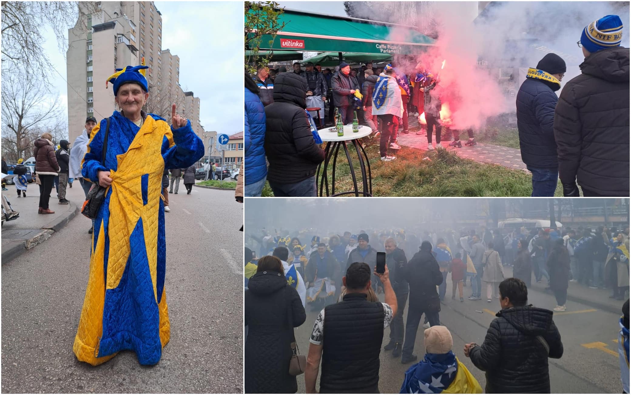 Bosnia-Italia, tifosi 