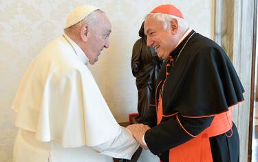 Papa Francesco e il cardinale Aveline