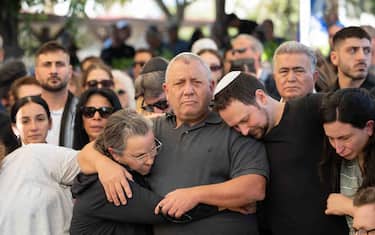Eisenkot al funerale del figlio Gal, dicembre 2023