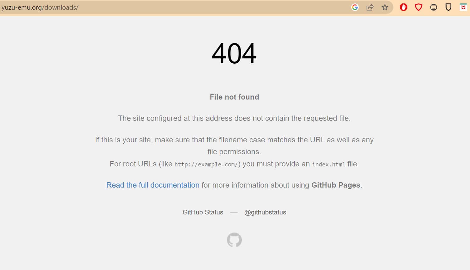 Il sito per il download di Yuzu non più accessibile
