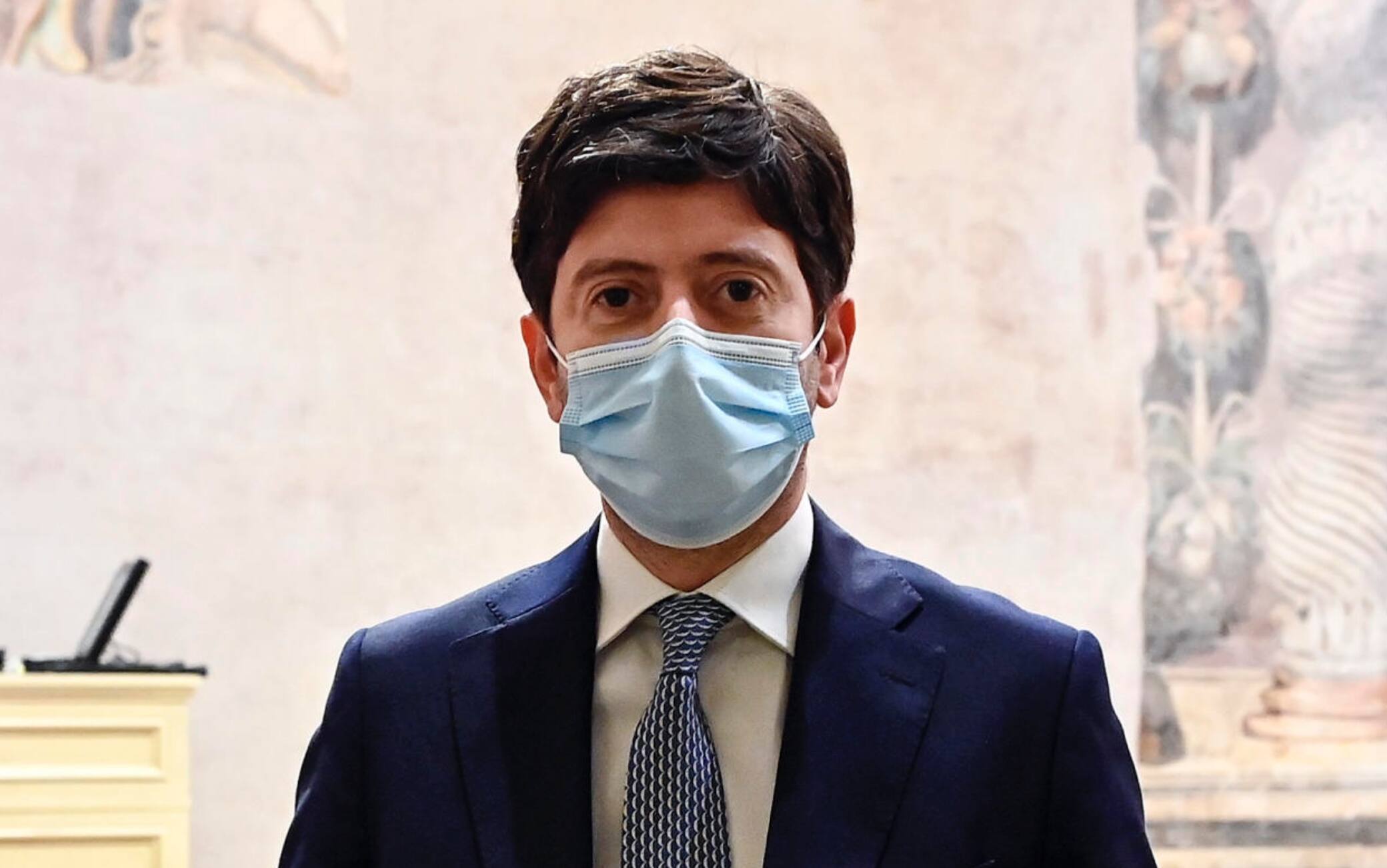 Il ministro della Salute Roberto Speranza durante l'audizione in Senato sul Recovery Fund, Roma, 29 settembre 2020. ANSA/RICCARDO ANTIMIANI