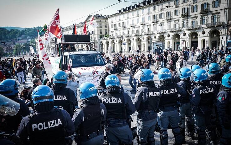 Corteo Primo Maggio a Torino
