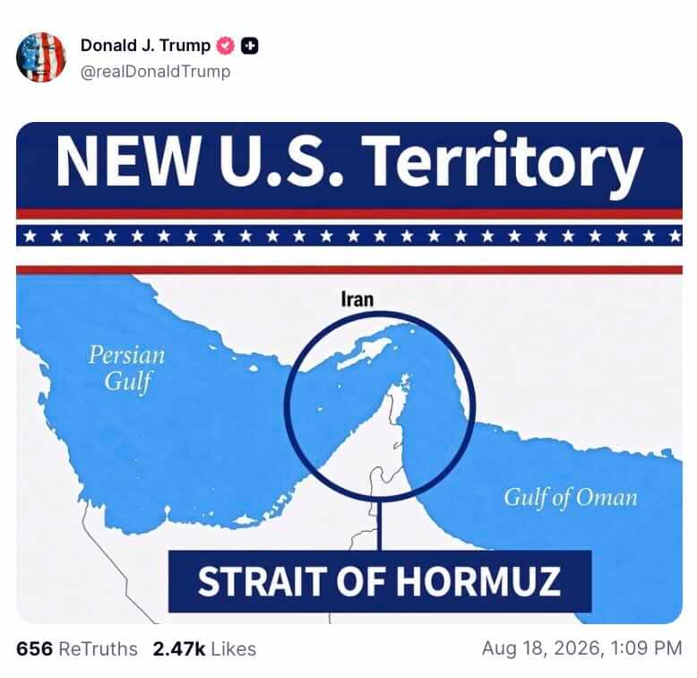 Foto Truth Social Trump
