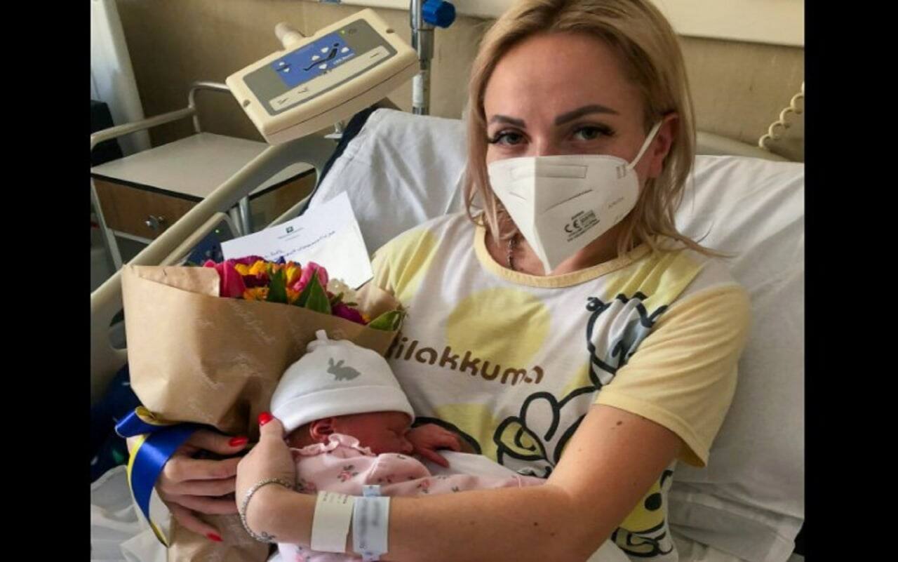 La donna fuggita dall'Ucraina