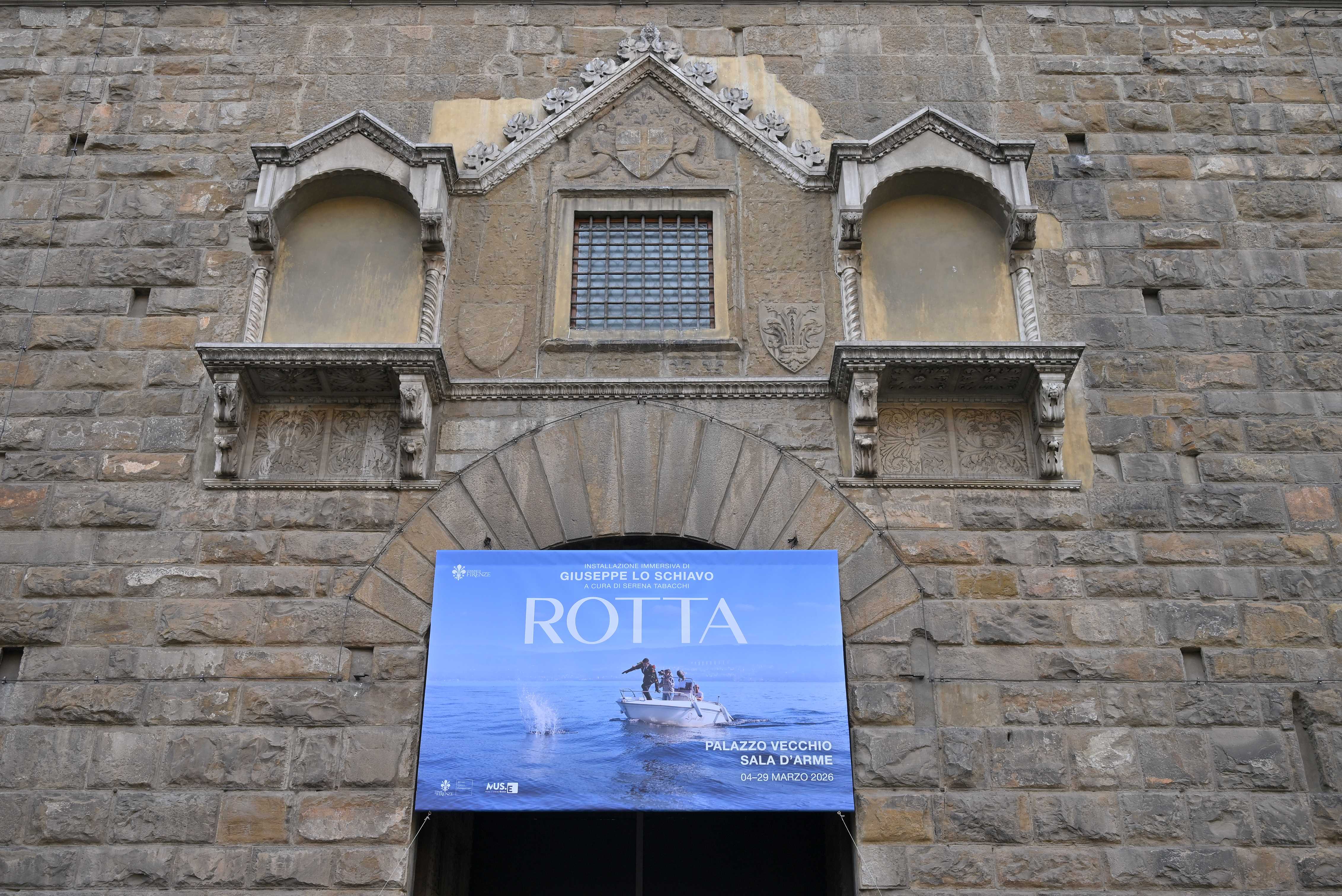 Rotta. Il Mediterraneo come confine liquido. La mostra evento video immersiva fino al 29 marzo a Palazzo Vecchio, Firenze