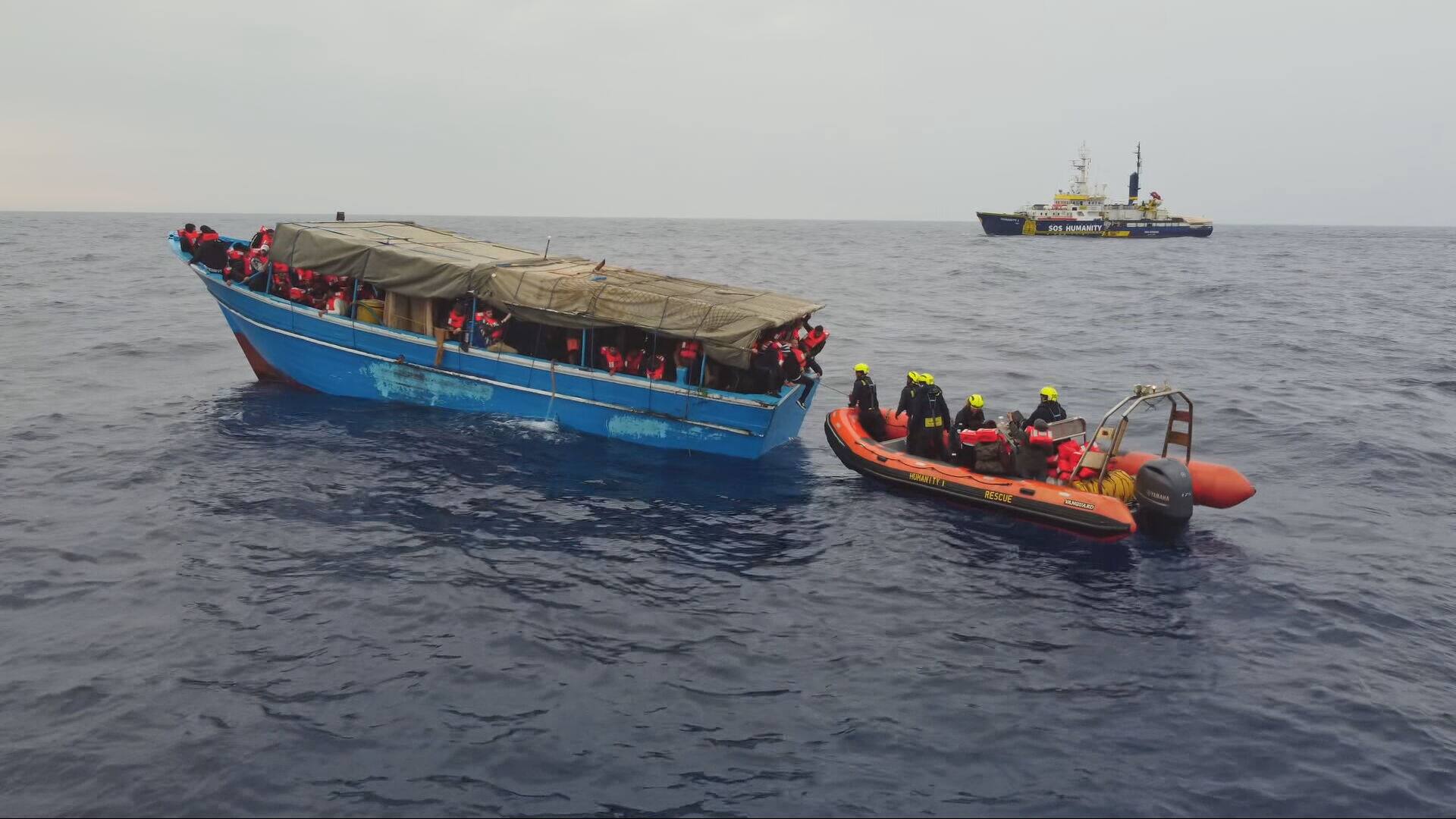 Migranti soccorsi da Sos Humanity