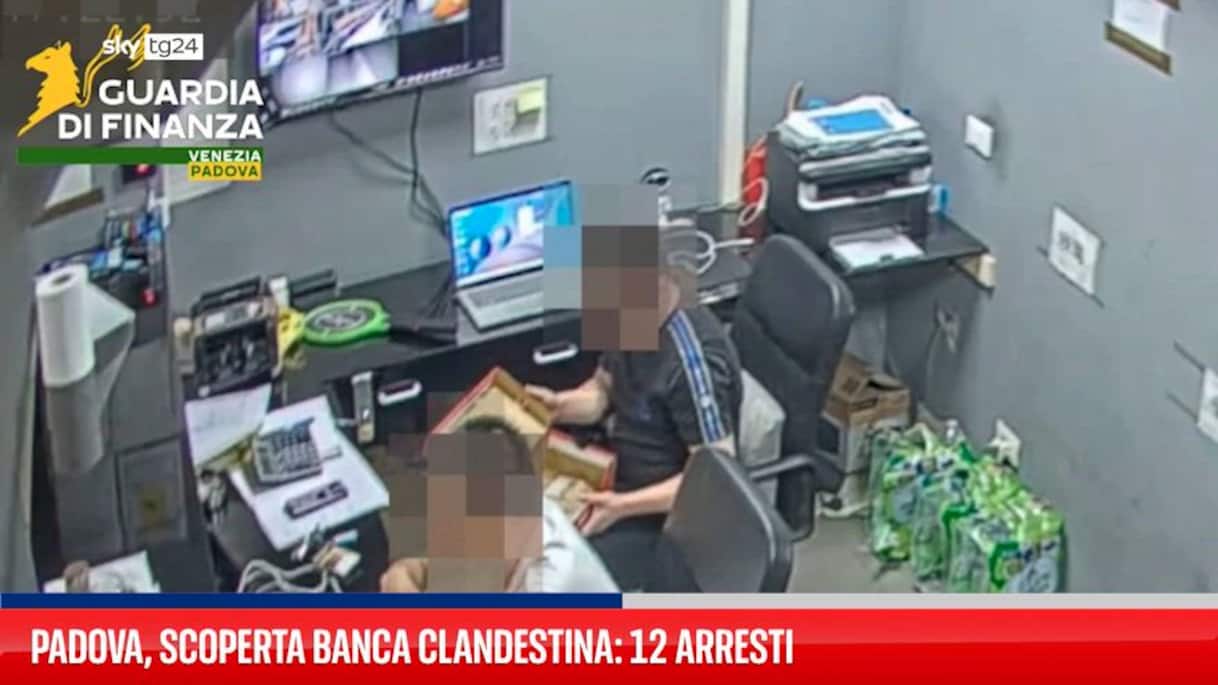 Padova, scoperta banca clandestina: 12 arresti