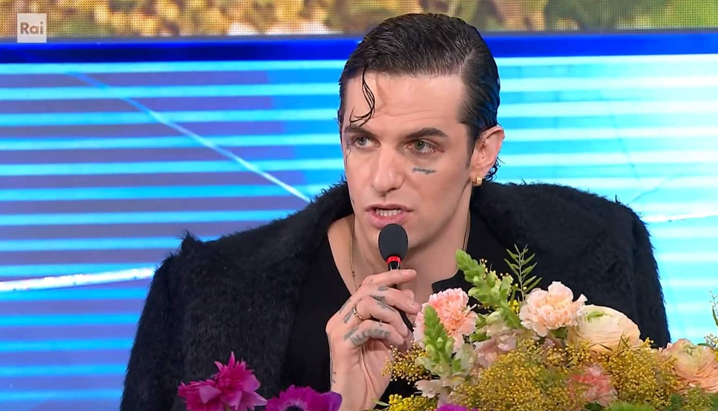 Achille Lauro in conferenza stampa