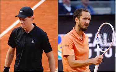 Jannik Sinner e Daniil Medvedev
