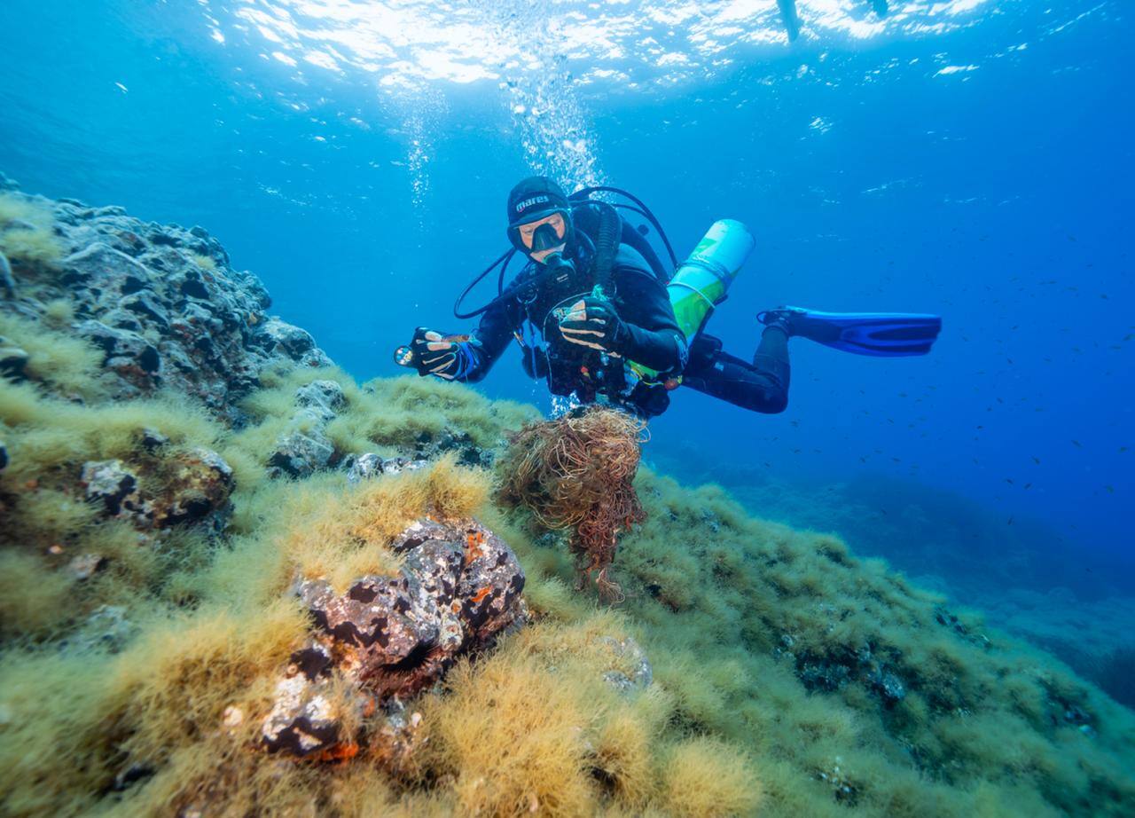 Tatiana Geloso, subacquea del Mare Nostrum Diving