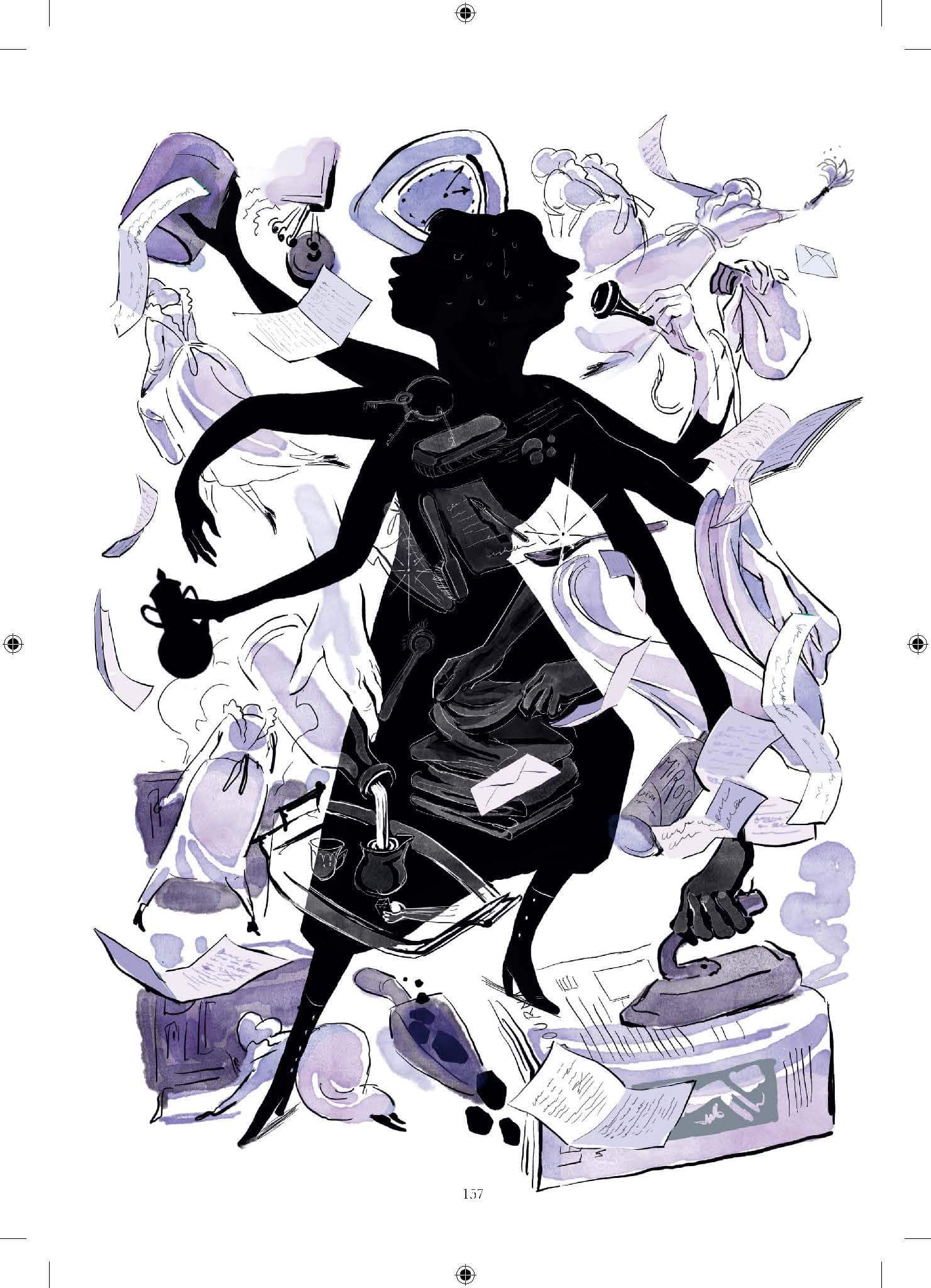 Una tavola tratta da Celeste di Chloé Cruchaudet (Coconino Press)