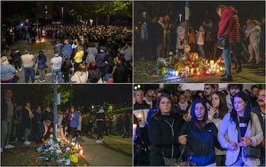 Fiaccolata per Manuel Mastrapasqua a Rozzano