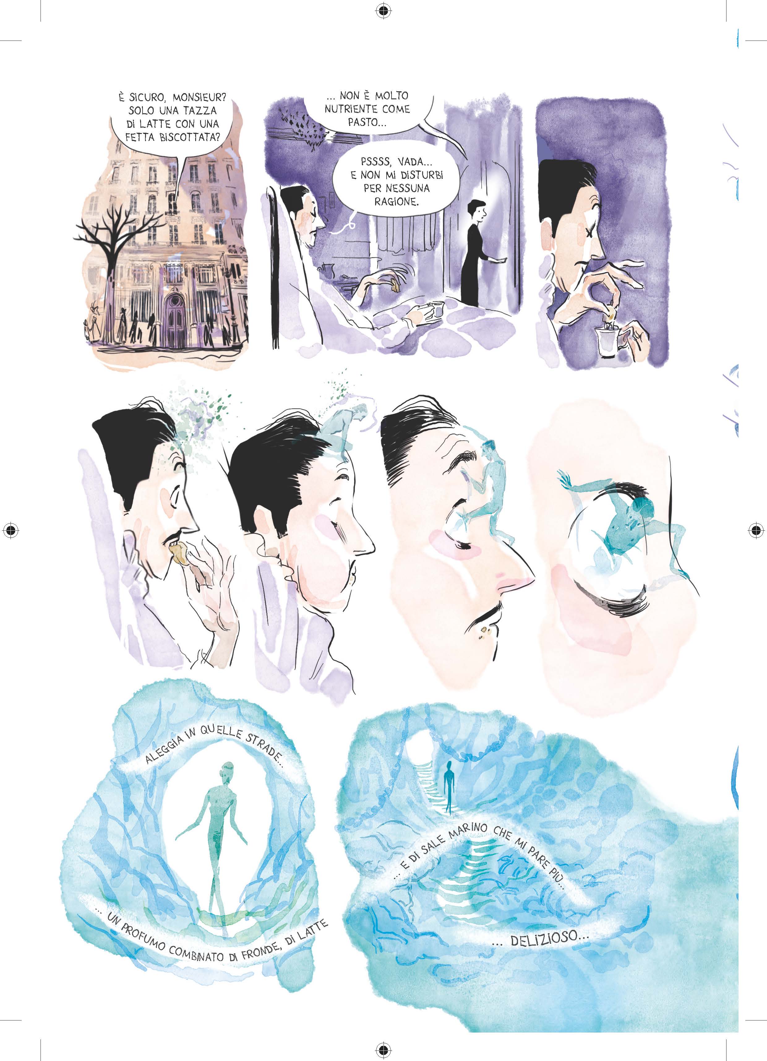 Una tavola tratta da Celeste di Chloé Cruchaudet (Coconino Press)