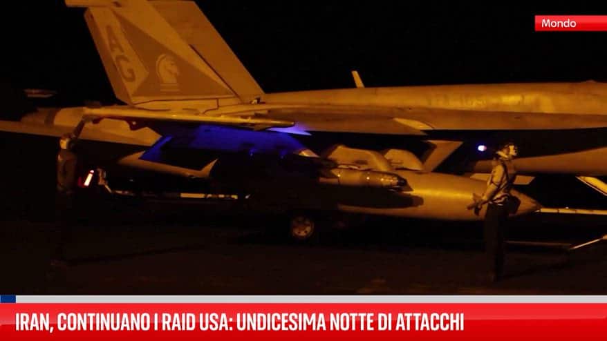 Iran, continuano i raid Usa: undicesima notte di attacchi