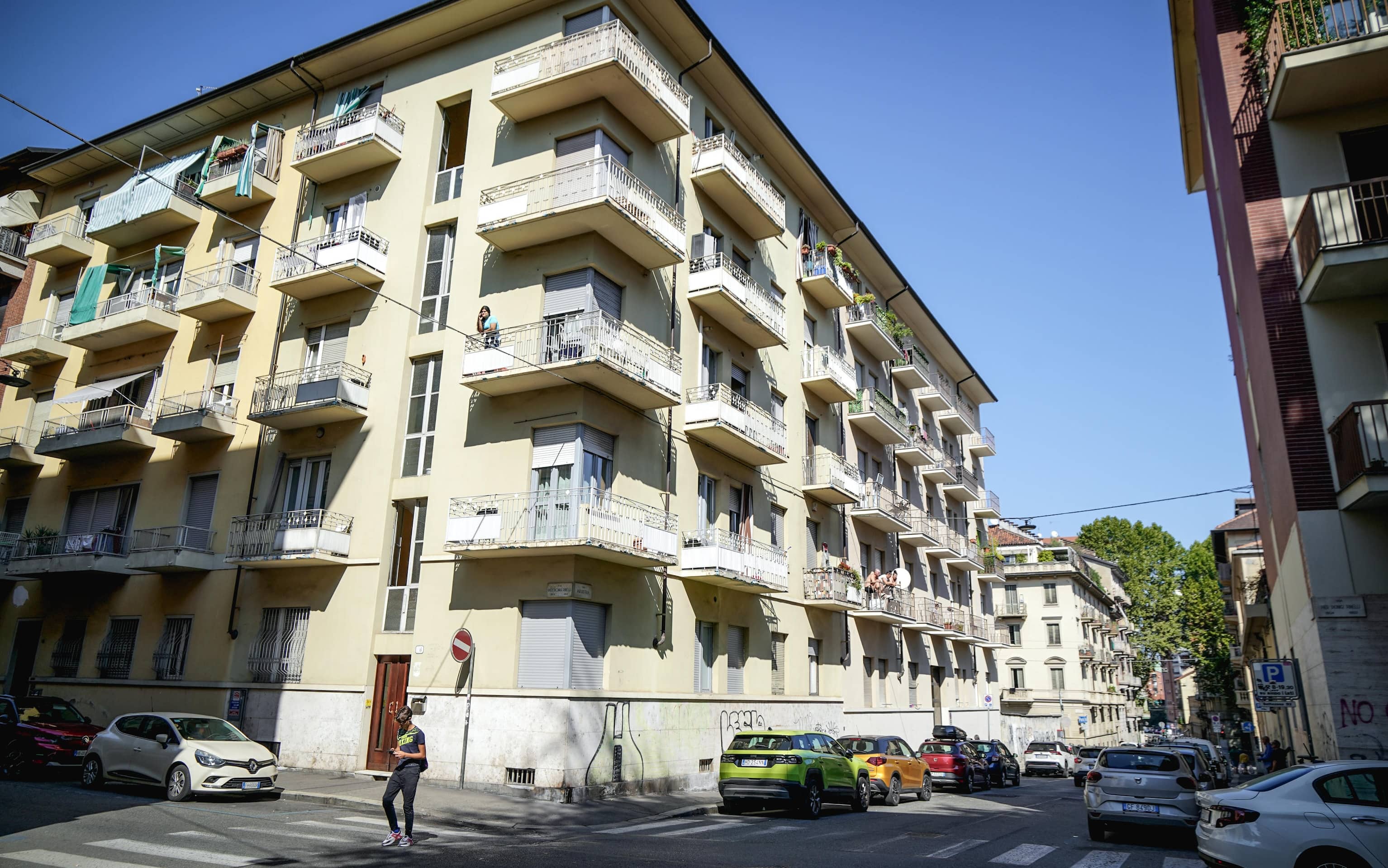 Il luogo dell'investimento, in via Pinelli all'angolo con via dell'Industria a Torino