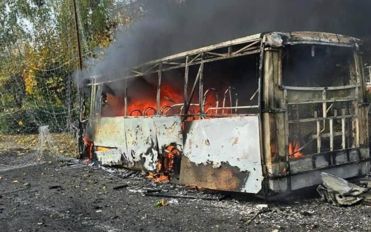 Russia raid on Kramatorsk bus kills 12, live updates