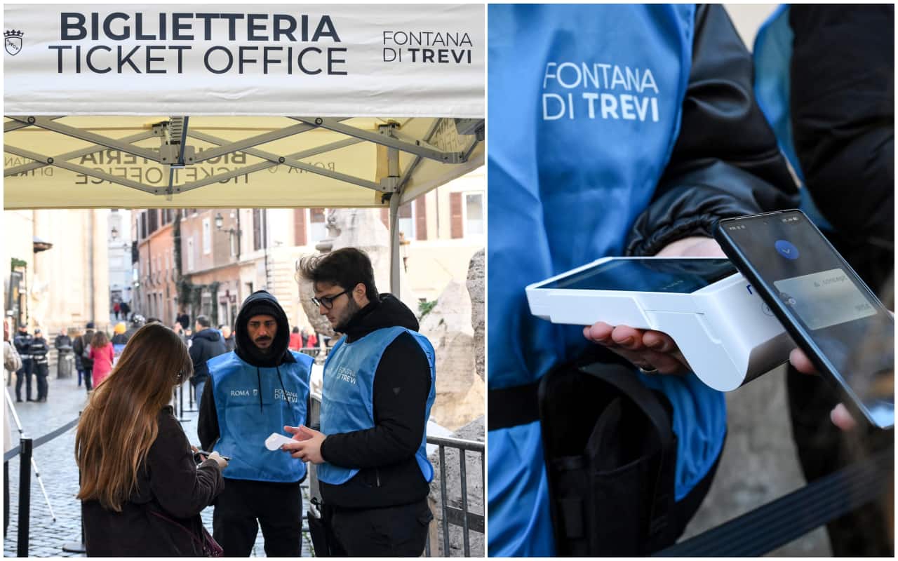 Fontana di Trevi a pagamento
