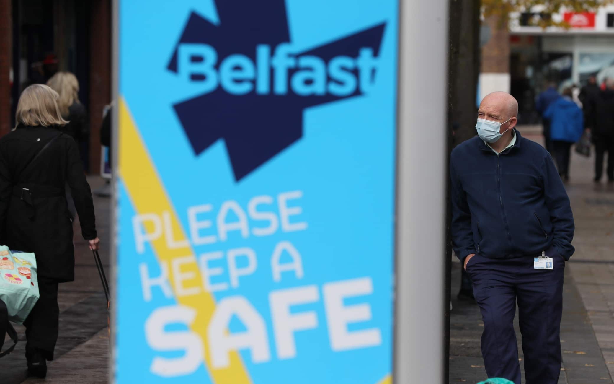 Strade di Belfast con restrizioni