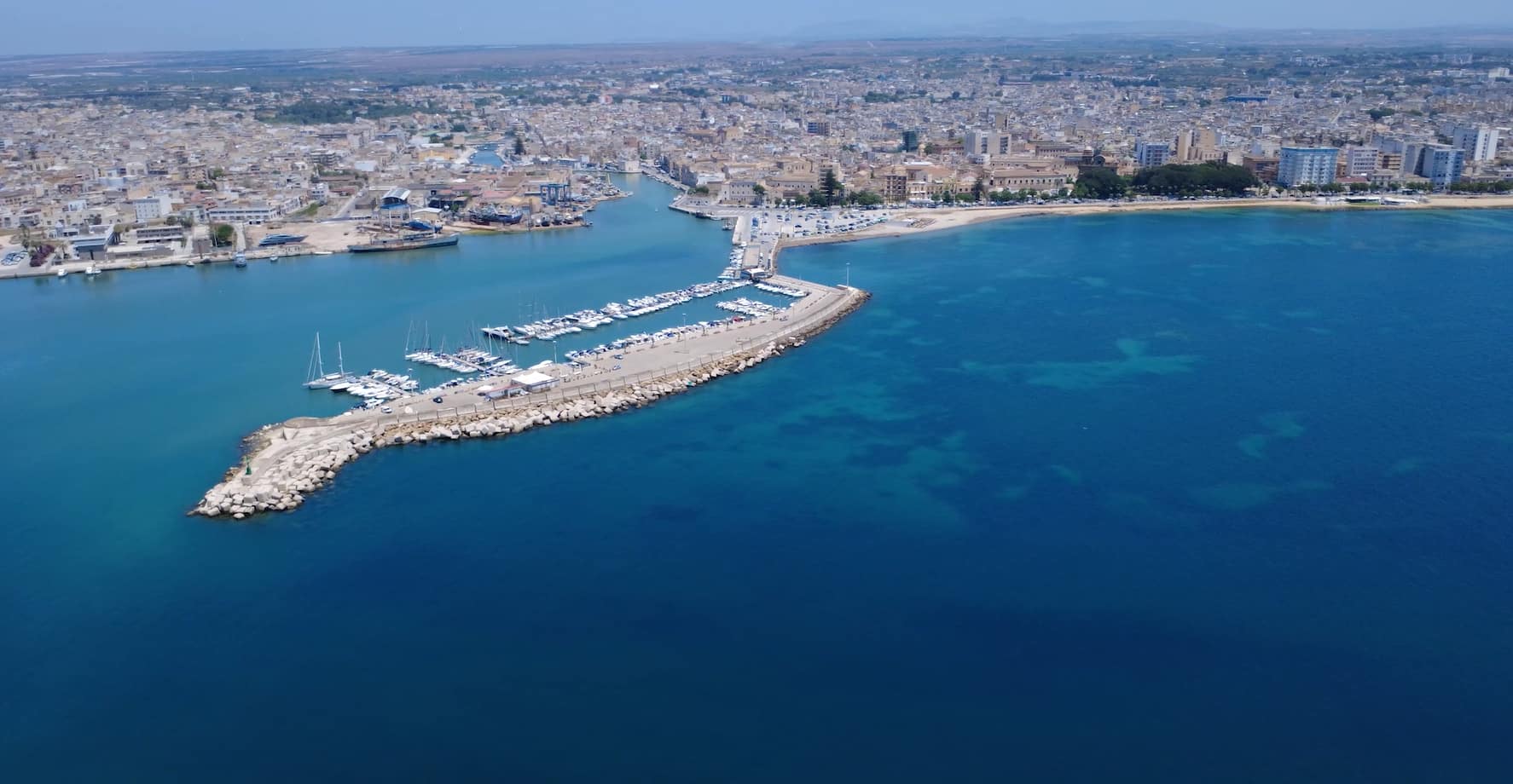 Mazara del Vallo ripresa dal drone di Riccardo Cingillo